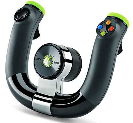 ORGINAL XBOX 360 WIRELESS SPEED WHEEL/BLACK